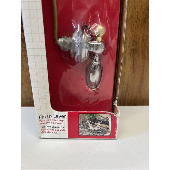 Delta 75060-CB Stainless Steel Toilet Flush Lever Front Mount Handle Victorian - Picture 2 of 7